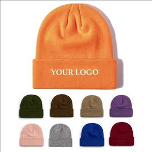 Winter Acrylic Knit Beanie Hat Cap